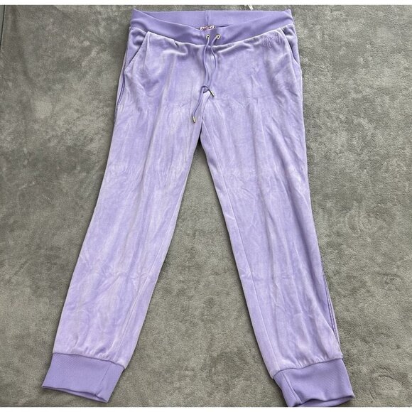 Juicy Couture Pants - Juicy Couture Sweatpants Womens XL Joggers Purple Loungewear Velour Y2K Casual